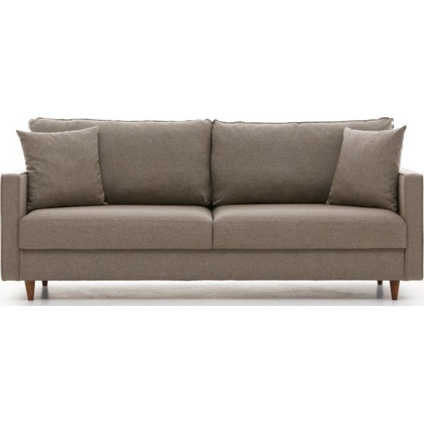 Canapé 3 places Eca - Blanc crème Canapé 3 places Eca - Blanc crème