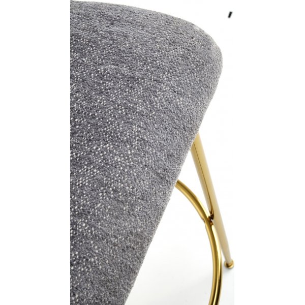 Tabouret de bar Pélican 116 - Gris/doré Tabouret de bar Pélican 116 - Gris/doré