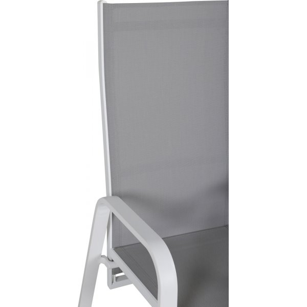 Fauteuil Copacabana - Gris/Blanc
