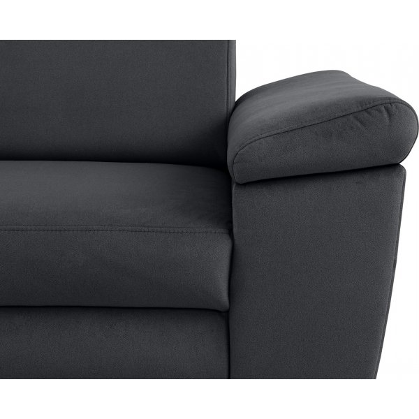 Santi slaapbank links - Grijs