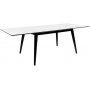 Copenhagen Matbord - Vit/svart - 150/230x95