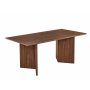 Crossby matbord 180x90 cm - Mörk brunbetsad ek Crossby matbord 180x90 cm - Mörk brunbetsad ek