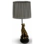 Belina lampskrm i grovt linne - Gr
