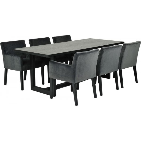 Friburg matbord 210 cm - Svart Friburg matbord 210 cm - Svart