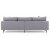 Hedlunda 3-sits XL soffa - Gr + Mbelvrdskit fr textilier
