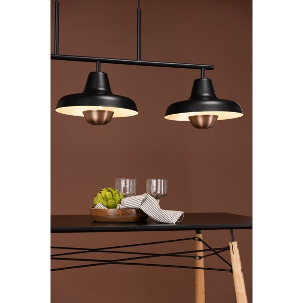 Stöten taklampa - Svart/Koppar Stöten taklampa - Svart/Koppar