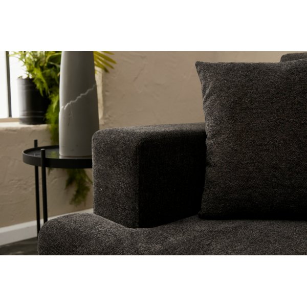 Liva divansoffa vänster - Antracit/koppar Liva divansoffa vänster - Antracit/koppar