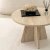 Table basse champignon 60 cm - Travertin