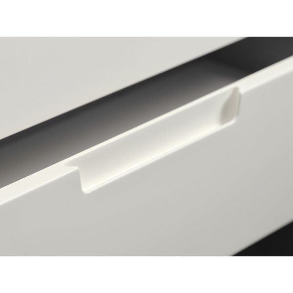 Buffet Odessa en chêne huilé et blanc Buffet Odessa en chêne huilé et blanc