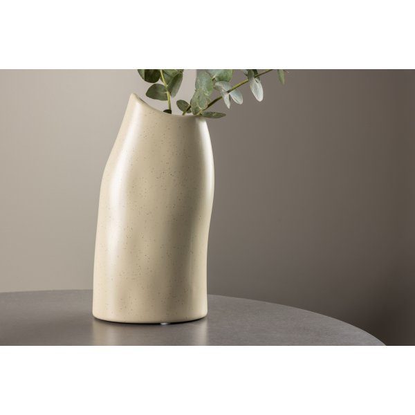 Vase Ernst - Beige/Noir Vase Ernst - Beige/Noir