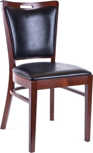 Comfortabele eetkamerstoel - Optionele kleur van bekleding en frame Comfortabele eetkamerstoel - Optionele kleur van bekleding en frame