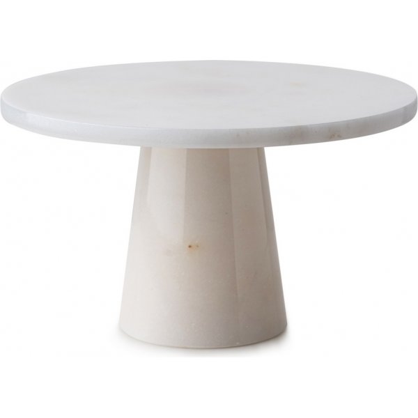 Kakfat i vit Thassosmarmor