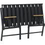 Lotus 2-sits utesoffa - Svart/bl + Flckborttagare fr mbler