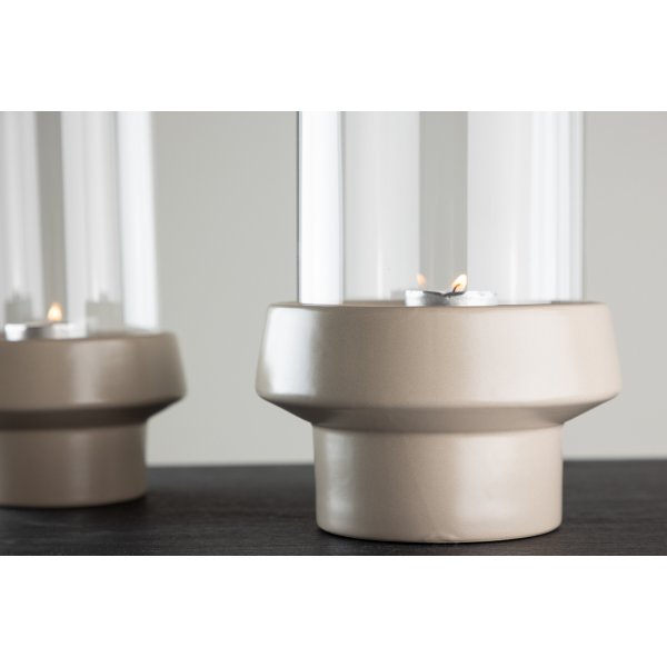 Davida lykta 15 x 29 cm - Beige