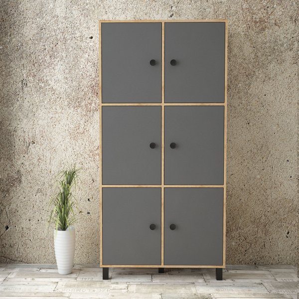 Vilamo skåp 61 - Furu/antracit Vilamo skåp 61 - Furu/antracit