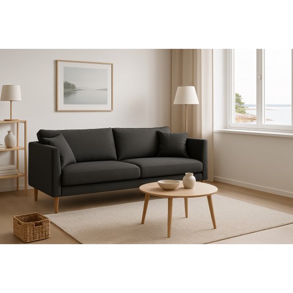 Soffa stermalm 223 cm - Mrkgr