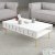 Table basse Lyon 105 x 60 cm - Blanc/dor