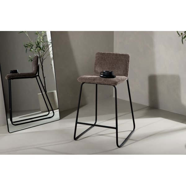 Tabouret de bar Bisbee - Gris fonc