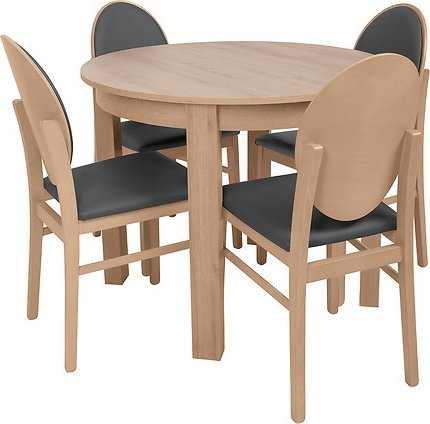 Chaise de salle  manger Bernardin - Gris fonc