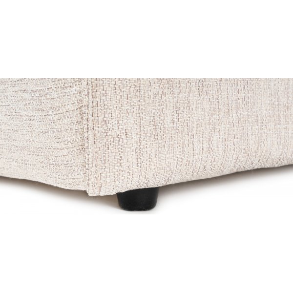 Lora hoekfauteuil links - Lichtbruin