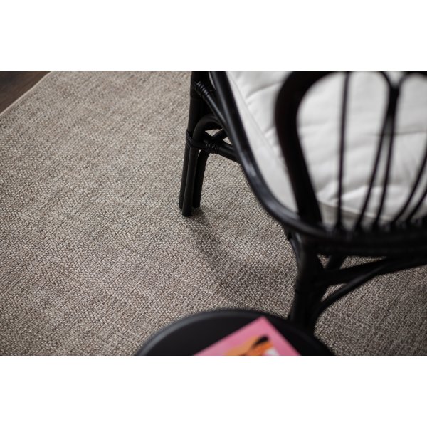 Capri platgeweven vloerkleed Linnen