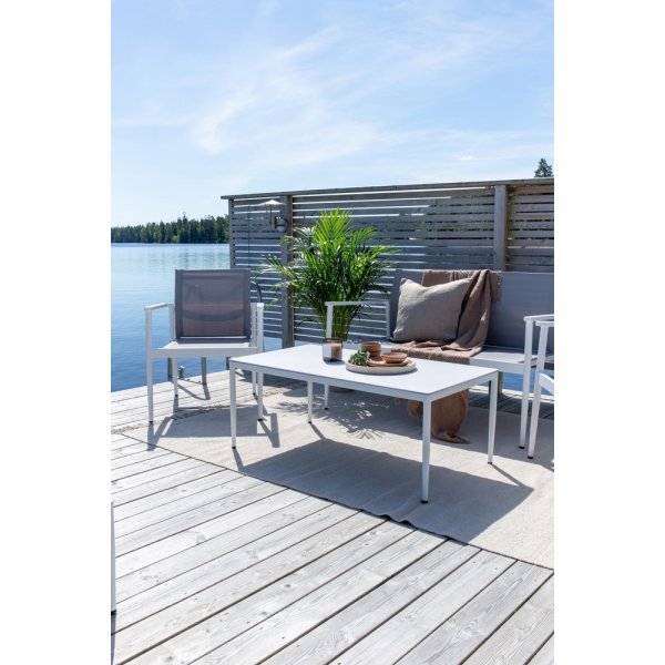 Groupe de canapés Break - Blanc/gris Groupe de canapés Break - Blanc/gris