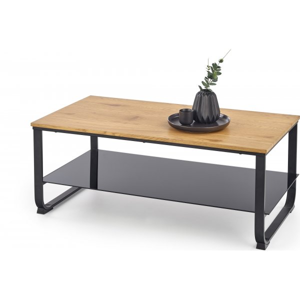 Table basse Polite 105 x 55 cm - Chêne/noir Table basse Polite 105 x 55 cm - Chêne/noir