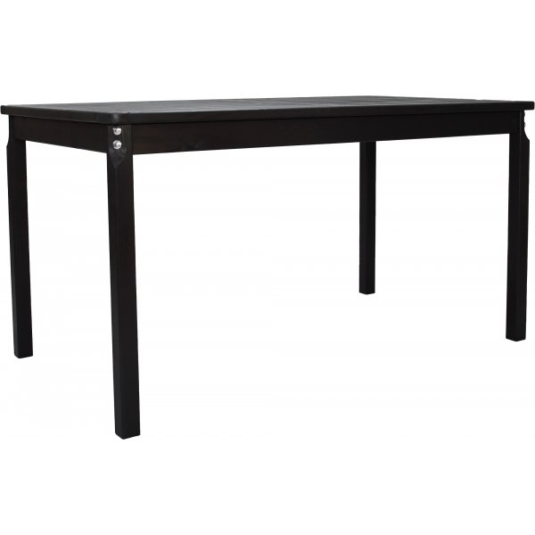 Table à manger Europe 135 cm - Noir + Détachant pour meubles Table à manger Europe 135 cm - Noir + Détachant pour meubles