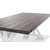 Provence matbord 180 cm - Vit / Brun