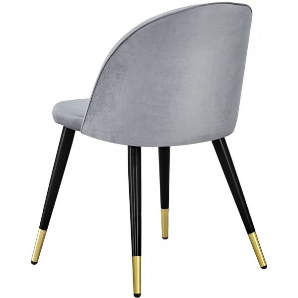 Alice matstol - Mssing/ljusgr sammet