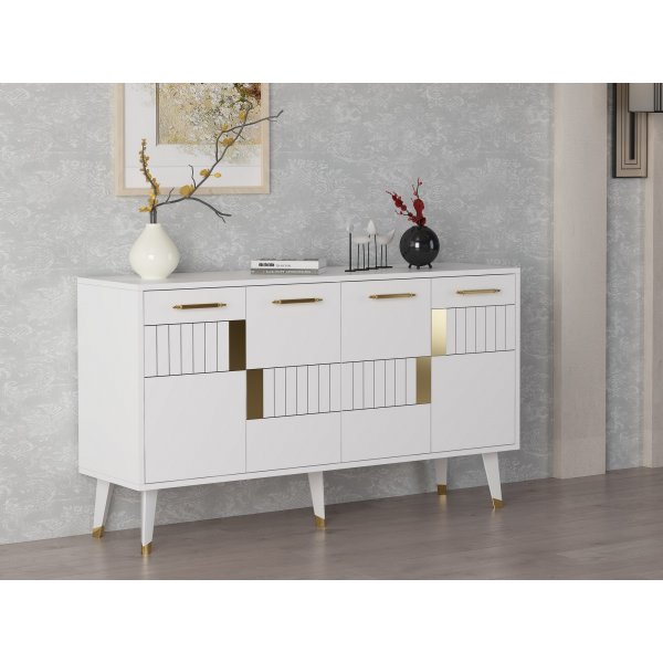 Buffet Moda - Blanc/or Buffet Moda - Blanc/or