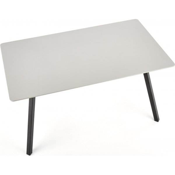 Table à manger Valarauk 140 cm - Gris clair/noir Table à manger Valarauk 140 cm - Gris clair/noir