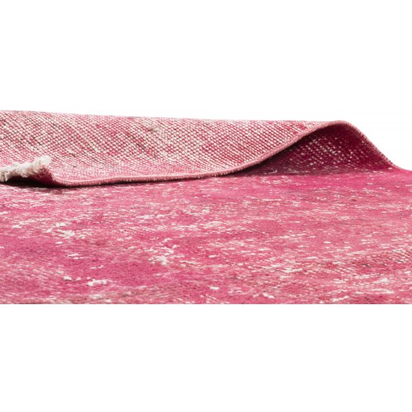 kta handknuten matta - Overdyed vintage Rosa