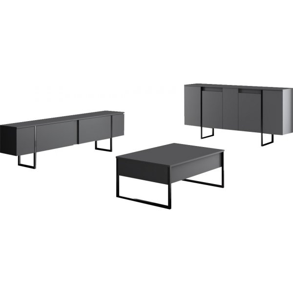 Buffet Lux Anthracite/noir Buffet Lux Anthracite/noir