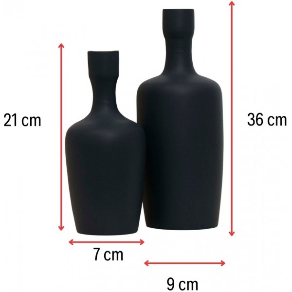 Ensemble de vases Whells - Anthracite Ensemble de vases Whells - Anthracite
