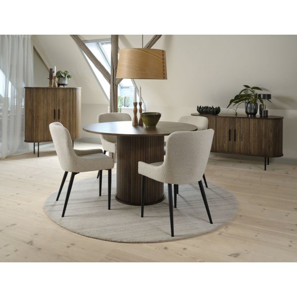 Table ronde Mood en noyer - Ø120 cm Table ronde Mood en noyer - Ø120 cm