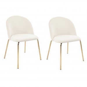 Stol i beige sammet - Plaza Stol i beige sammet - Plaza