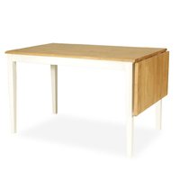 Brisbane matbord - 120x76 - vit /ekbets Brisbane matbord - 120x76 - vit /ekbets