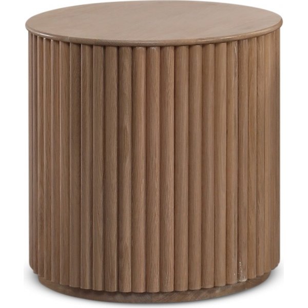 Cylinder sidobord 40 cm - Whitewash