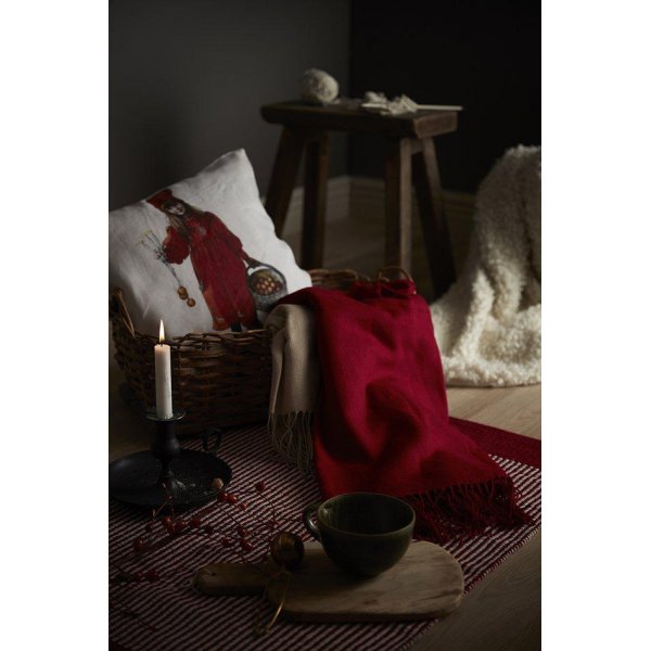 Plaid Samir 130 x 170 cm - Rouge Plaid Samir 130 x 170 cm - Rouge