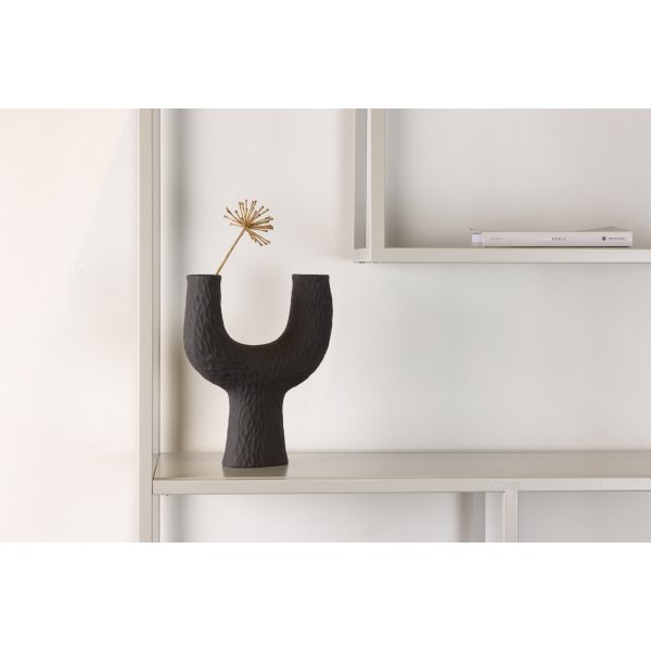 Bibliothque en acier - Beige