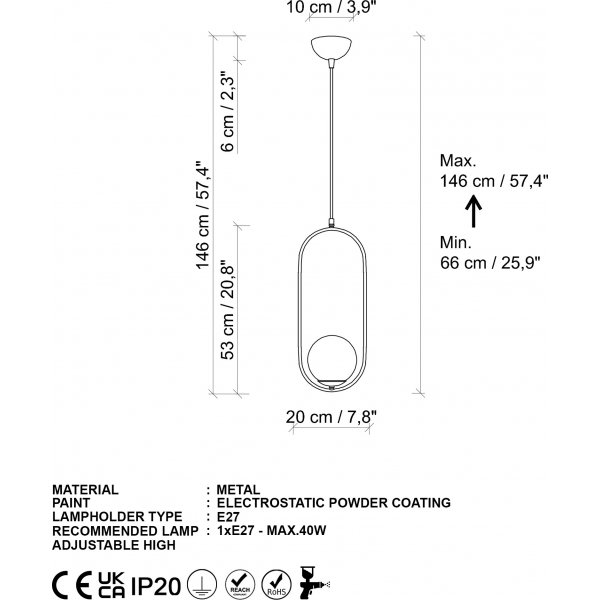 Mudoni taklampa 837 - Guld