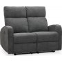 Montana elektrisk 2-sits reclinersoffa - Gr tyg