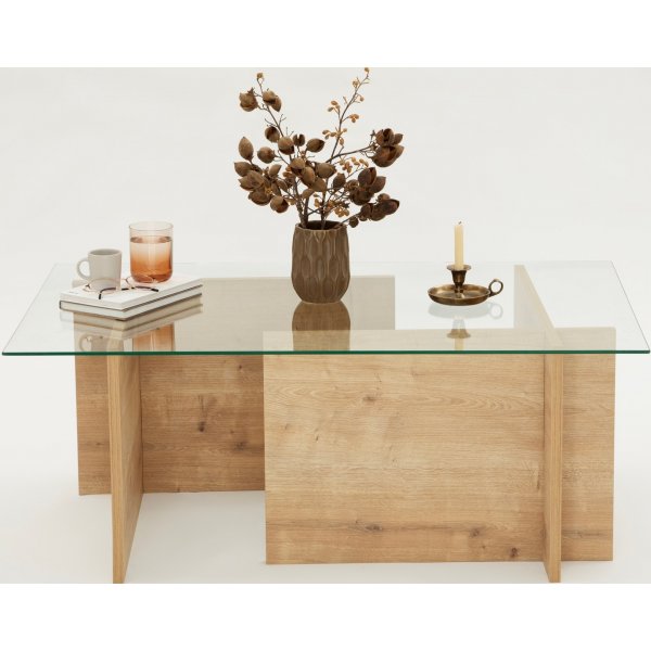 Table basse Escape 105 x 65 cm - Chêne saphir Table basse Escape 105 x 65 cm - Chêne saphir