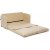 Saga 2-sits bddsoffa XL - Cream