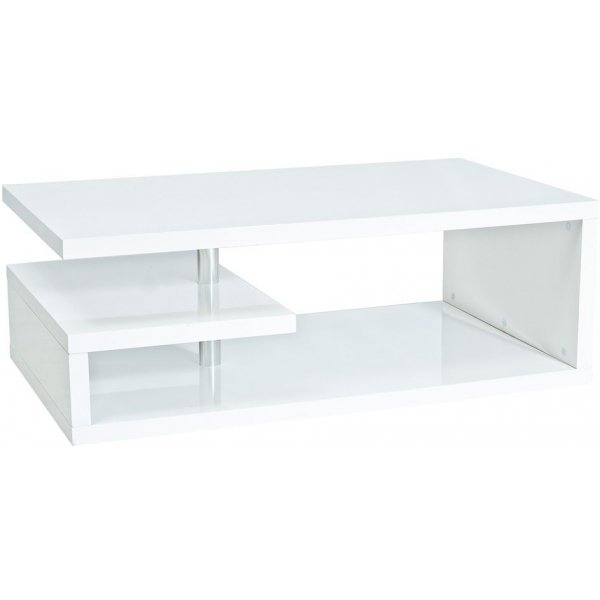 Valdosta soffbord 120 x 70 cm - Vit