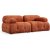 Petite 2-sits soffa - Orange