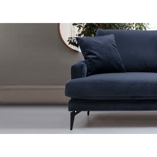 Papira 3-sits soffa - Marinbl