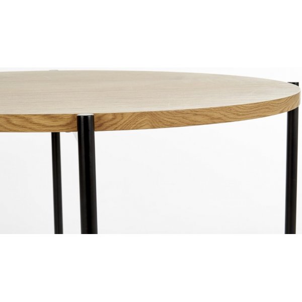 Tanzi matbord 120 cm - Ek/svart