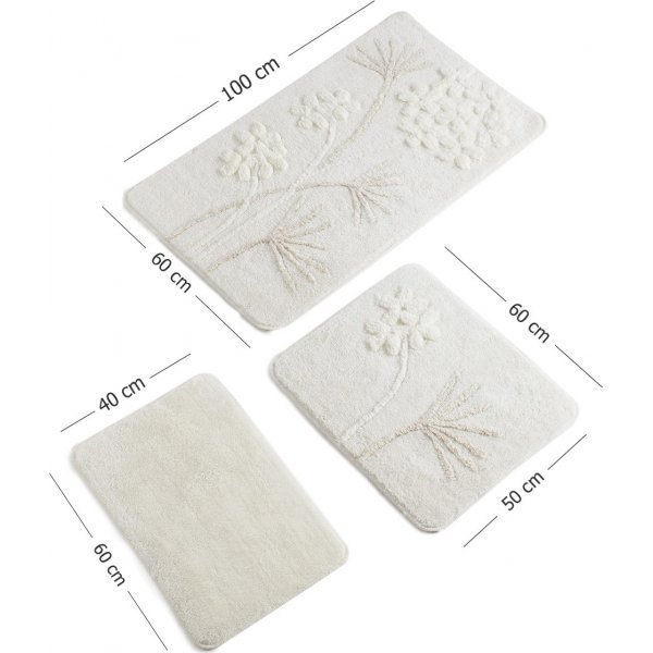 Orchidee badkamerkleed - Ecru Orchidee badkamerkleed - Ecru